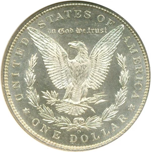 image for: 1887-O $1 NGC MS62 PL