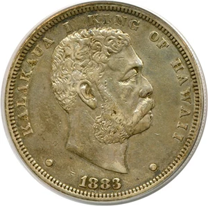 image for: 1883 $1 Hawaii PCGS XF45