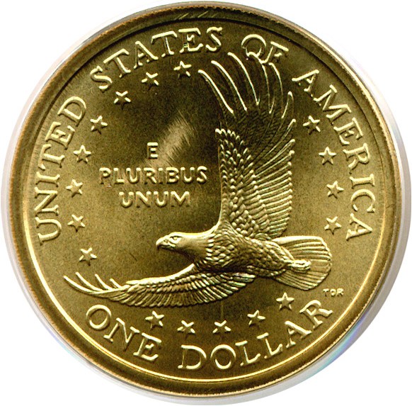 image for: 2005-P Sac $1 Satin Finish PCGS MS68 