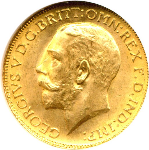 image for: Great Britain: 1925 Sov  NGC MS64