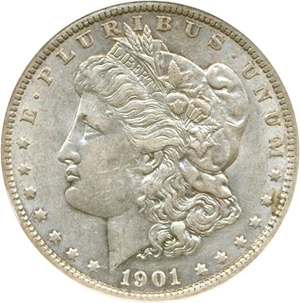 image for: 1901 $1 NGC AU53