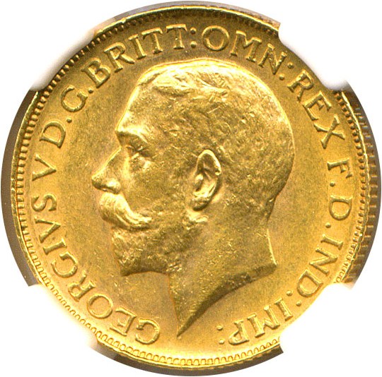 image for: Canada: 1913-C Sov  NGC MS62