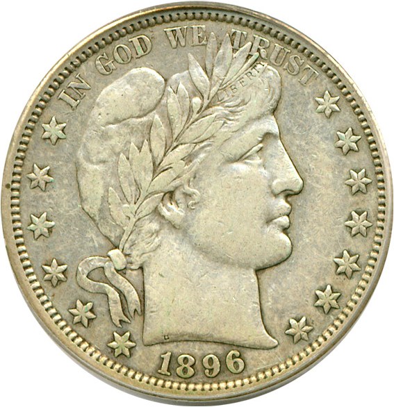 image for: 1896-S 50c  PCGS XF40 