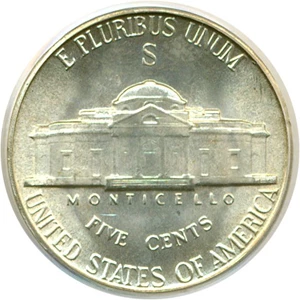 image for: 1945-S 5c PCGS MS65 FS