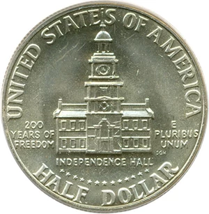 image for: 1976-D 50c Clad PCGS MS65