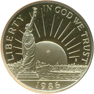 image for: 1986-S 50c Statue Liberty NGC Proof 69 UCameo