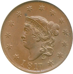 image for: 1817 1c NGC/CAC MS63 BN