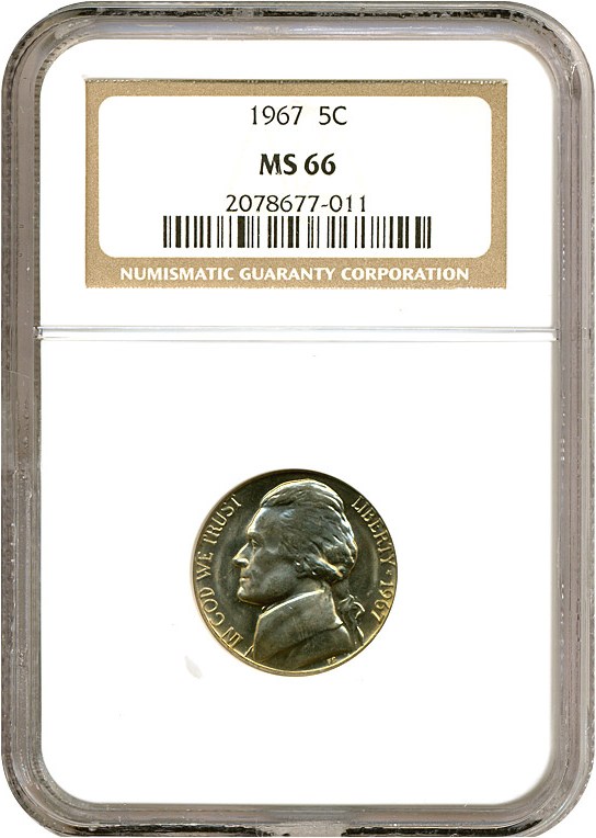 image for: 1967 5c  NGC MS66 
