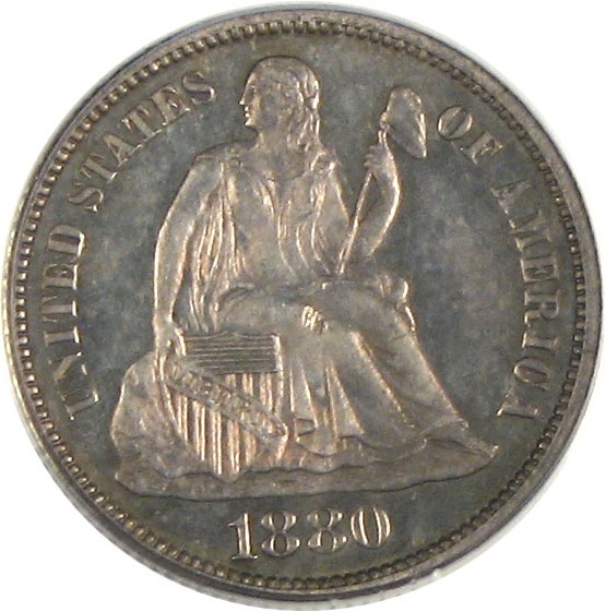image for: 1880 10c  PCGS Proof 64
