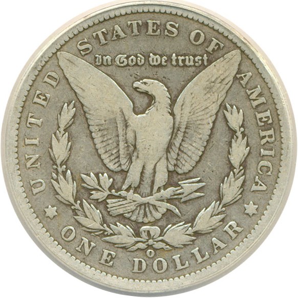 image for: Top 100 VAM: 1900-O $1 VAM 29A  Die Break ANACS VG8