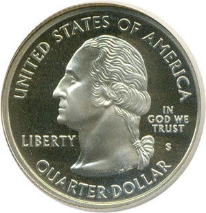 image for: 2000-S 25c New Hampshire ICG Proof 69 DCameo