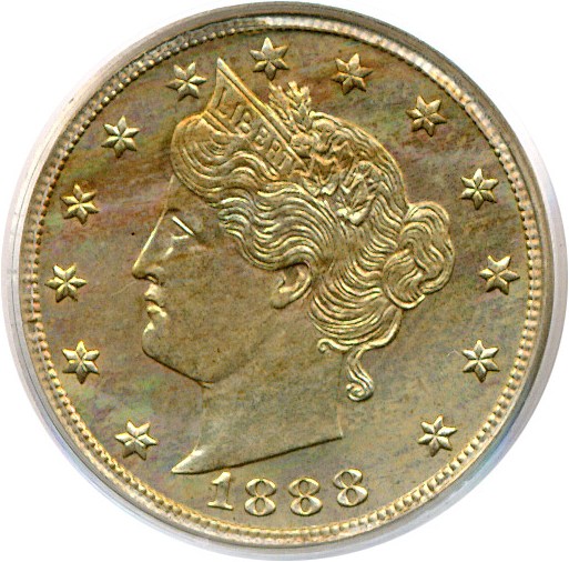 image for: 1888 5c  PCGS/CAC Proof 65