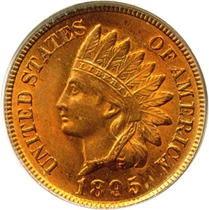 image for: 1895 1c PCGS/CAC MS65 RD
