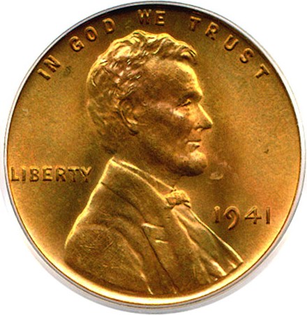 image for: 1941 1c Doubled Die Obverse PCGS MS65 RD (FS-018.3)