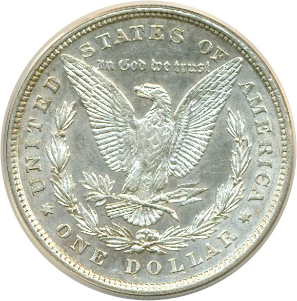 image for: Top 100 VAM: 1878 8TF $1 VAM 5  Doubled RIB ANACS AU55 