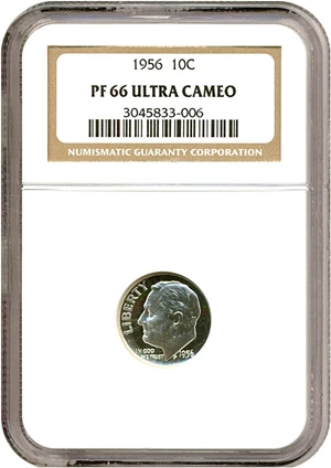 image for: 1956 10c NGC Proof 66 UCameo