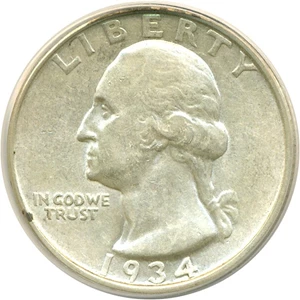 image for: 1934-D 25c Sm D ANACS AU50 (FS-501, DDO-002)