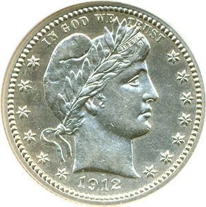 image for: 1912 25c DGS Proof 58 (Cleaned)
