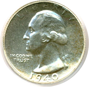 image for: 1940 25c PCGS Proof 65 OGH
