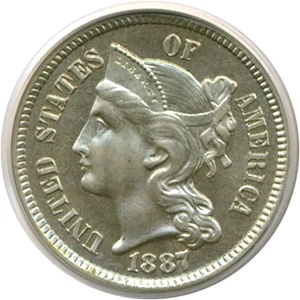 image for: 1887/6 3cN PCGS Proof 66