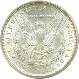 image for: Hot 50 VAM: 1888 $1 VAM 12 Doubled Reverse ANACS AU58