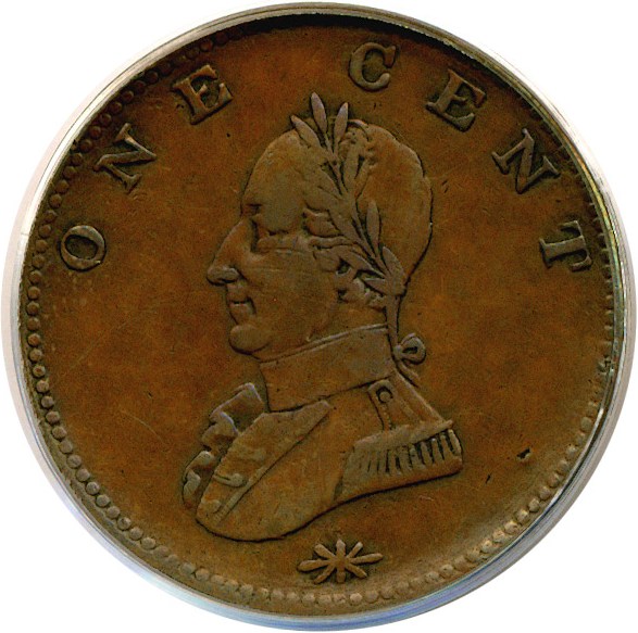 image for: Doubled Head Cent Washington PCGS XF40