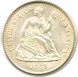 image for: 1862 H10c PCGS MS64