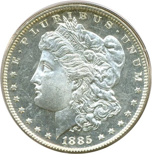 image for: 1885 $1 PCGS MS63 DMPL