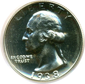 image for: 1938 25c PCGS Proof 65