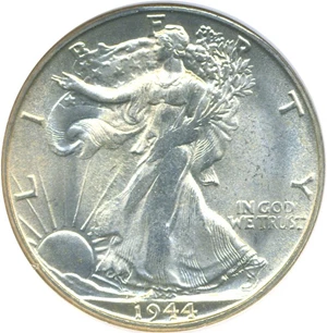 image for: 1944-S 50c NGC MS64