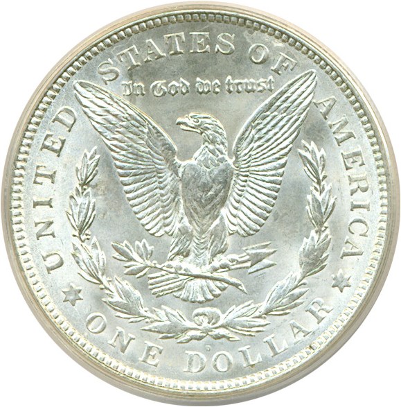 image for: 1921-D $1 VAM 1K ANACS MS63