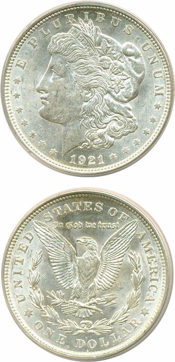 1921-D $1  Doubled Cud, VAM-1X VG10 CAC thumbnail 23