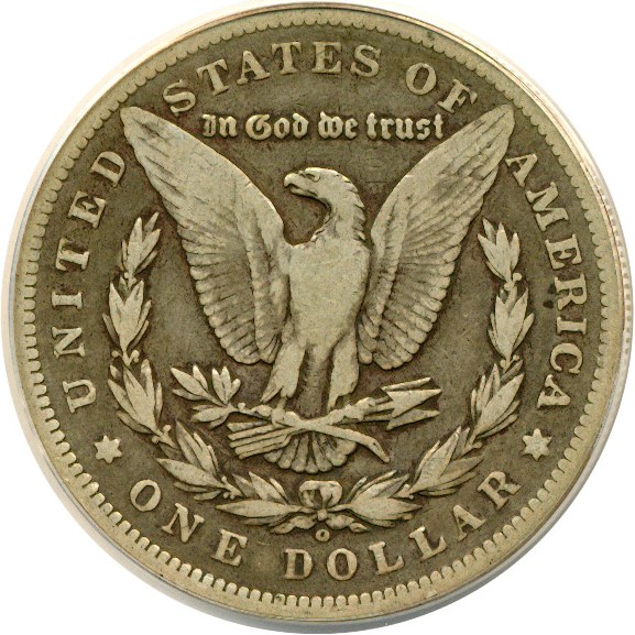 image for: Top 100 VAM: 1899-O $1 VAM 31  Micro O ANACS F12