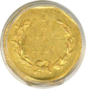image for: Cal Gold: 1859 50c BG-902 PCGS MS62