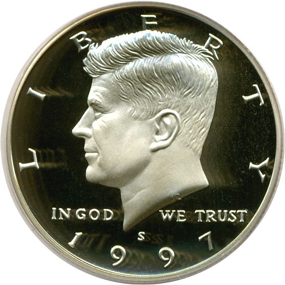 image for: 1997-S 50c  PCGS Proof 68 DCameo