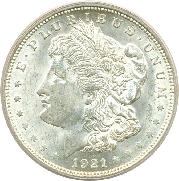 image for: 1921 $1 Morgan VAM 3C ANACS MS62