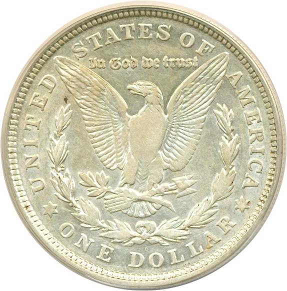image for: 1921-D $1 Morgan  VAM 12A  ANACS AU50