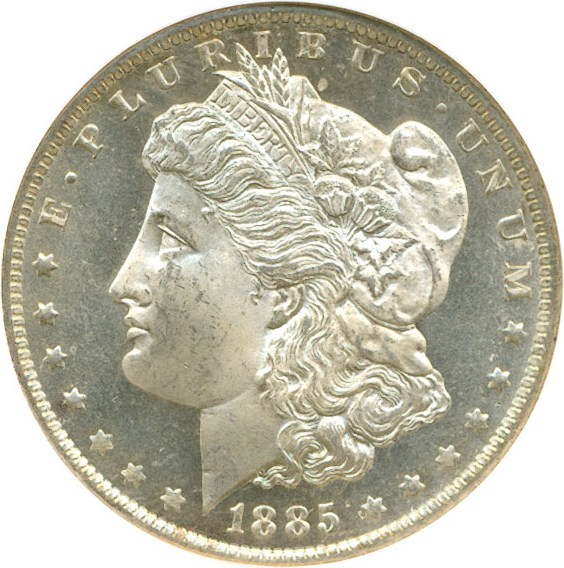 image for: 1885-O $1  NGC MS65 PL