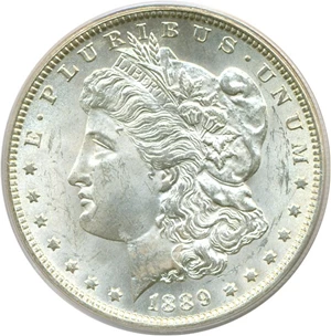 image for: 1889-O $1 PCGS MS64