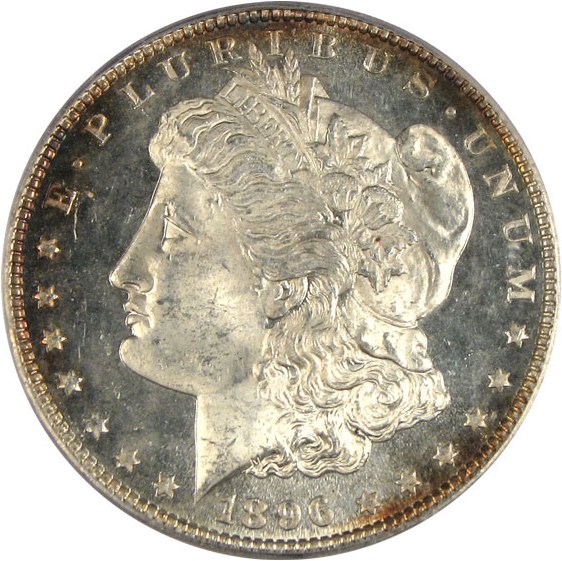image for: 1896 $1  PCGS MS65 PL