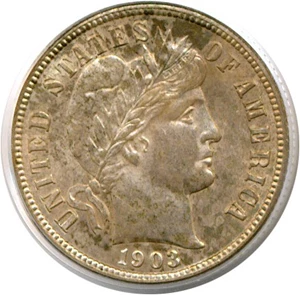 image for: 1903-S 10c PCGS MS64