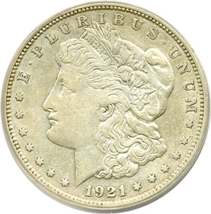 image for: 1921-D $1 VAM-8A ANACS XF45