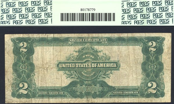 image for: Fr.258 1899 $2 Mechanics & Agriculture PCGS F15  [N90835427]