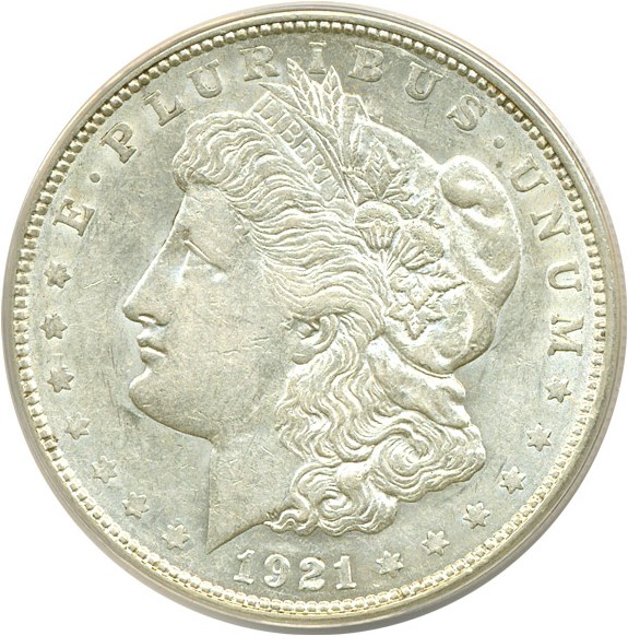 image for: 1921-D $1  VAM 1D ANACS AU50