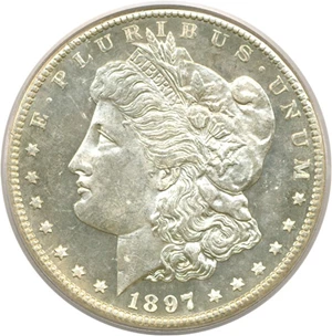 image for: 1897-S $1 PCGS MS63 PL