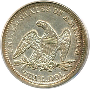 image for: 1851 25c PCGS XF40
