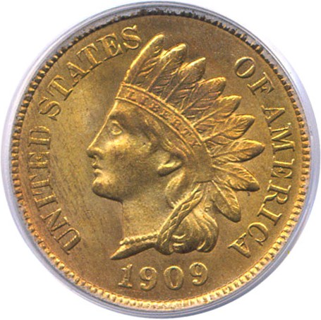 image for: 1909 1c Indian PCGS/CAC MS66 RD