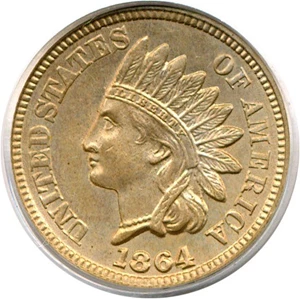 image for: 1864 1c CN PCGS MS64