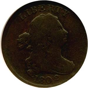 image for: 1802/O 1/2c Rev.1802 NGC VG-8 (C-2)