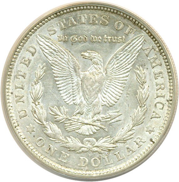 image for: 1921-D $1  VAM 1D ANACS AU50